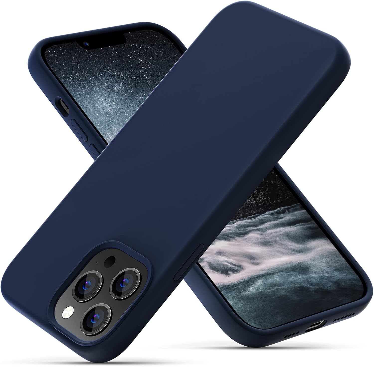 Detalle de OIIAEE Silicone Case for iPhone 13 Pro Max 6.7 inch