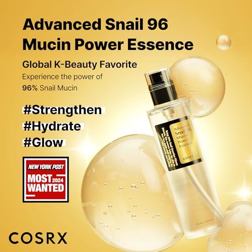 Detalle de COSRX Snail Mucin 96% Repairing Serum for Soothing & Hydrating (3.38 oz)