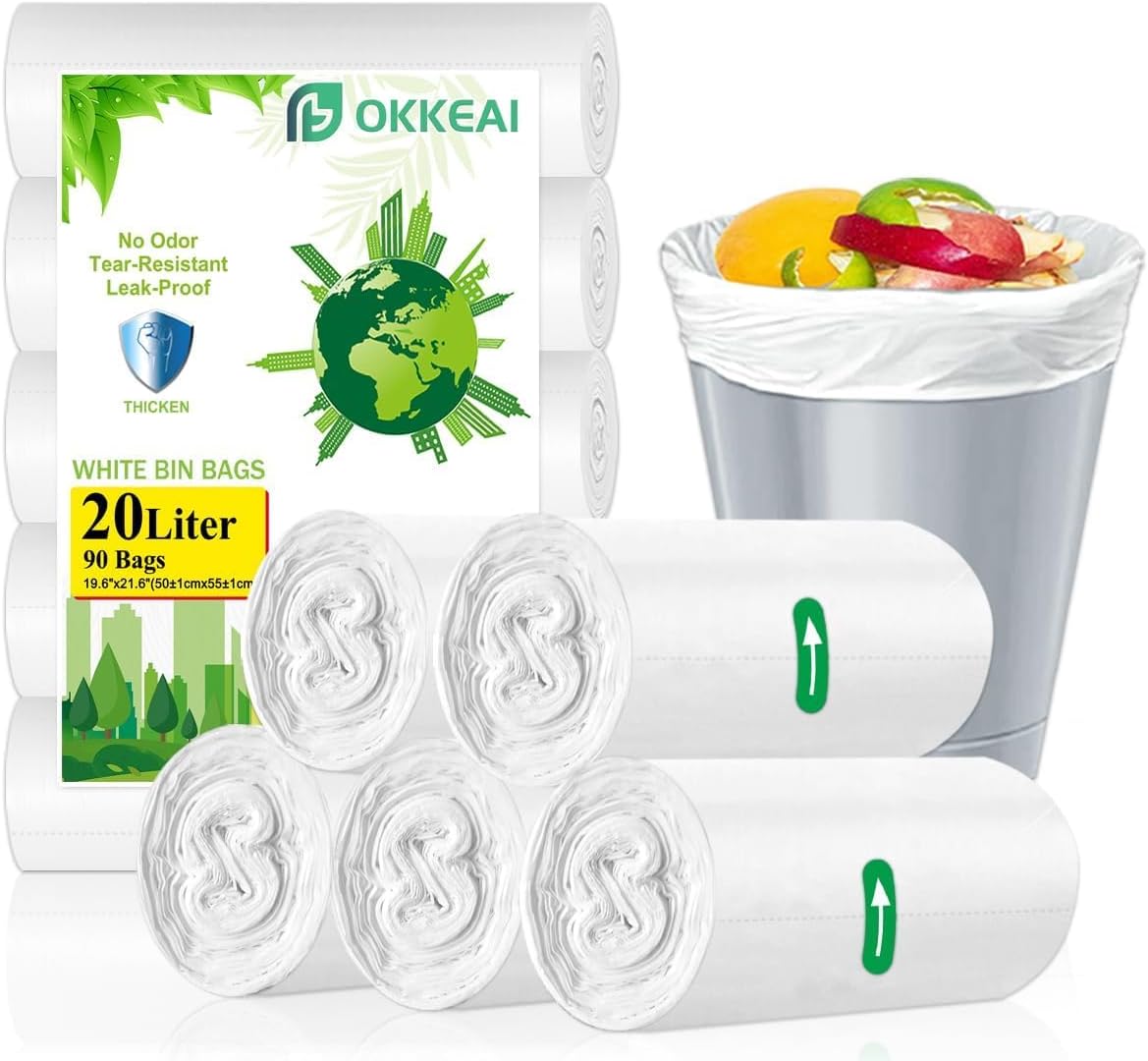 Detalle de OKKEAI 20l bin liners for small bins