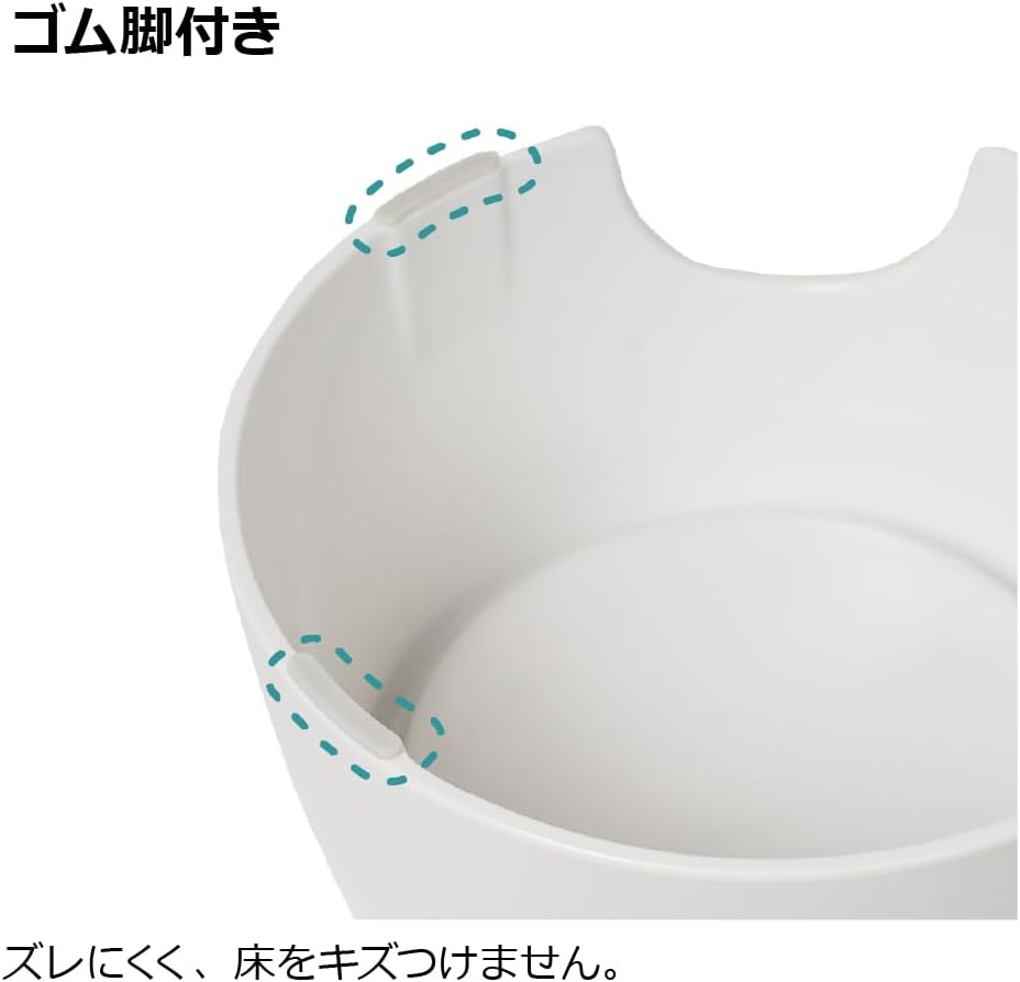 Thumbnail 6 de リッチェル 156128 高さのある早食い防止食器 Sサイズ、メラミン製・ゴム脚付き