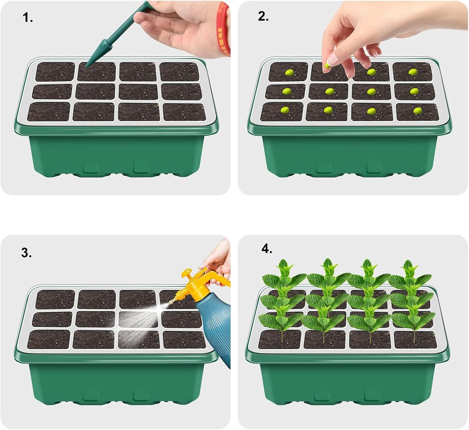 Thumbnail 6 de NBPLUS Seed Starter Tray, 60-Cell