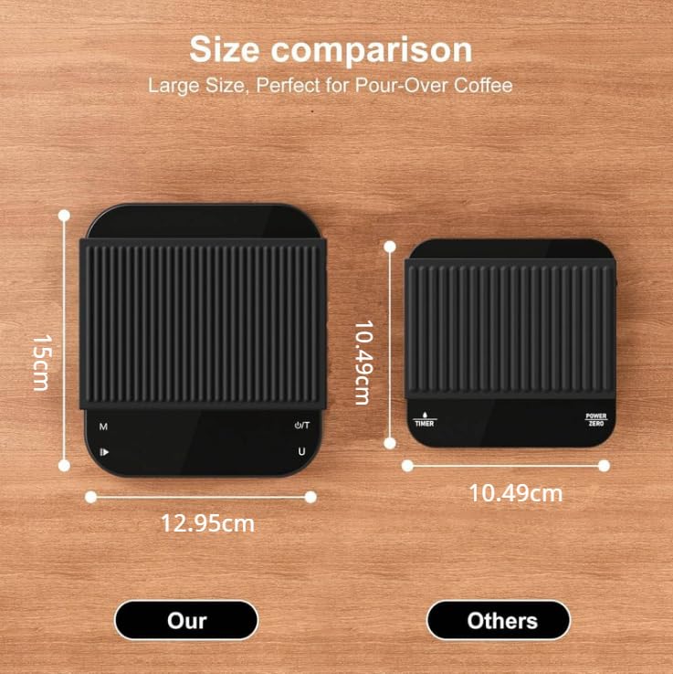 Thumbnail 2 de Ultrean K80H Coffee Scale with Timer, 0.1g Accuracy, 3kg Capacity
