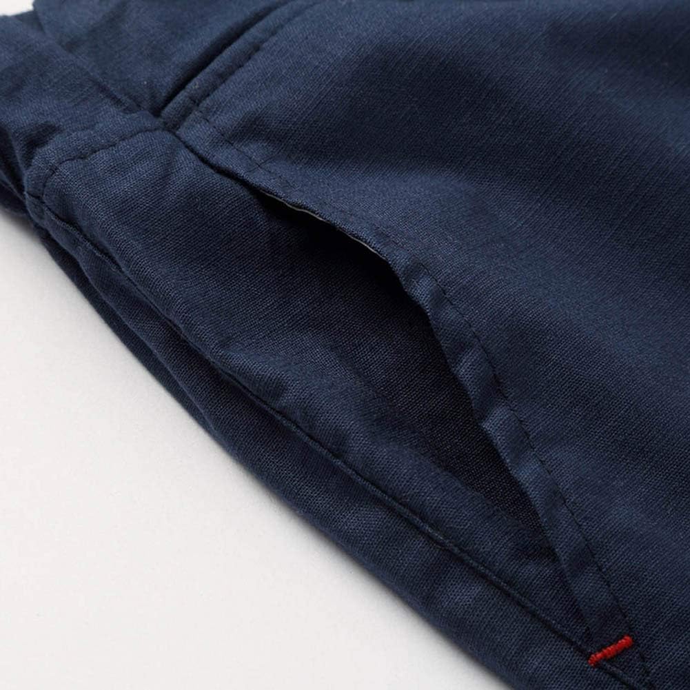 Thumbnail 3 de JustSun Men’s Summer Shorts with Pockets: Casual, Breathable Linen Comfort