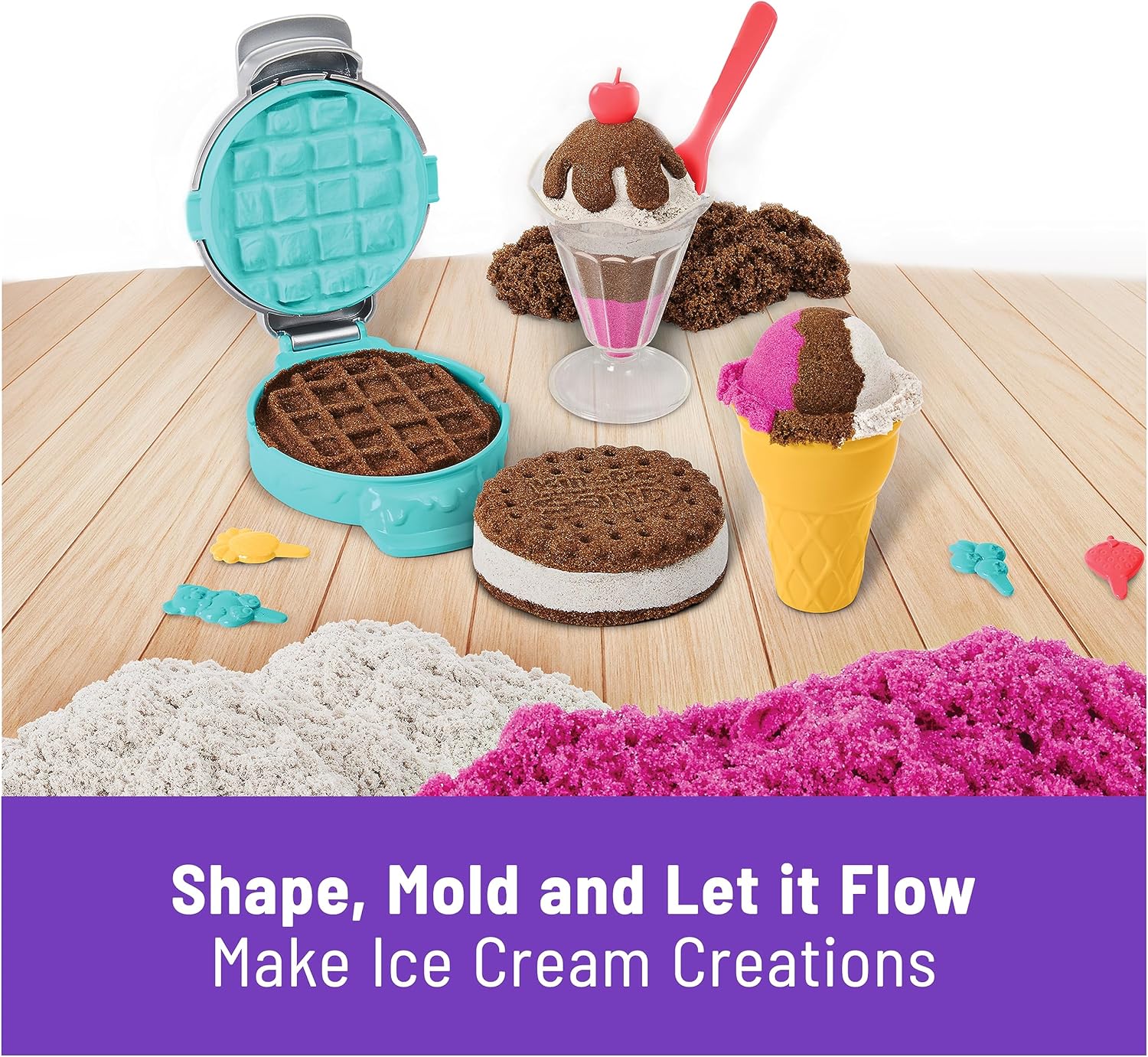 Detalle de Kinetic Sand Scented Play Sand, 3 Colours