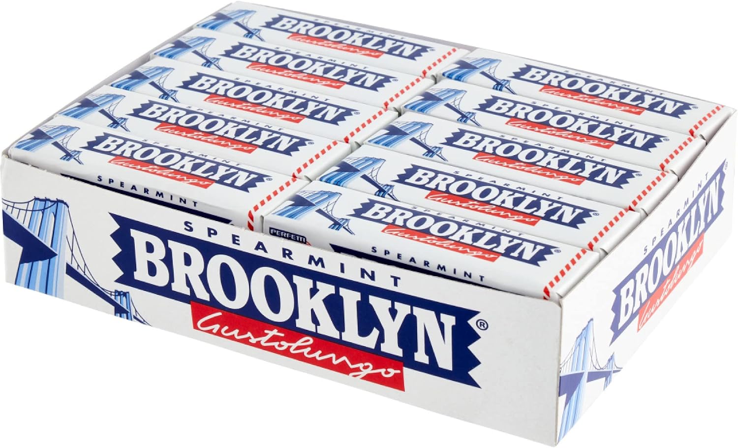 Detalle 2 de Brooklyn Chewing Gum Spearmint 20 stick da 9