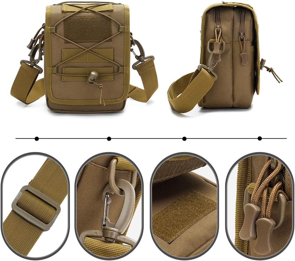 Thumbnail 6 de HUNTVP Messenger Bag Tactical Cross Body Bag for Men and Women