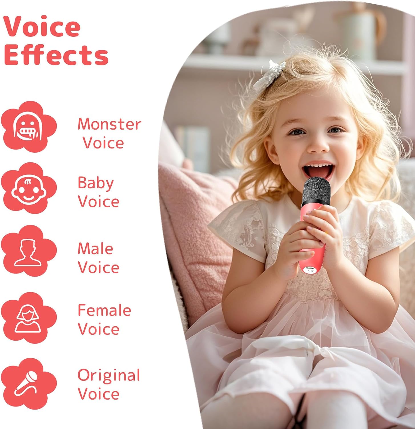 Thumbnail 6 de Fede Karaoke 2 Micrófonos Mini Karaoke Infantil 5–10 h
