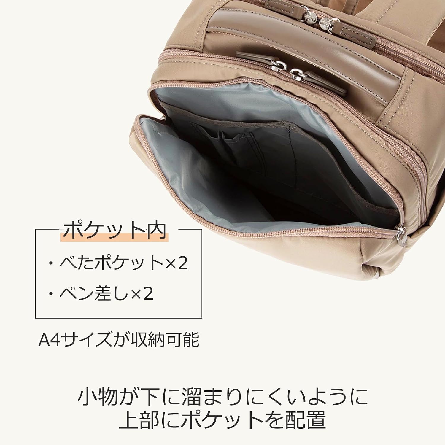 Thumbnail 3 de ACE UBN-418 No.19070 ビジネスリュック 22L・A4対応・14インチPC収納