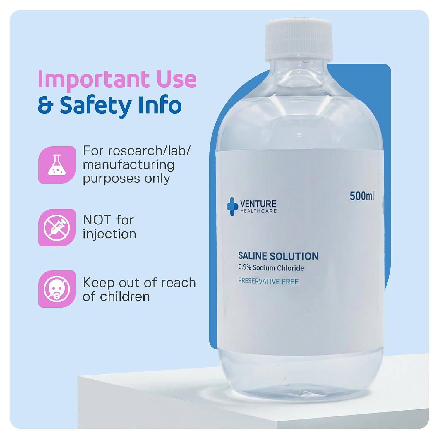 Detalle 2 de 0.9%生理食塩水 滅菌ラボグレード 0.22μmろ過 500ml×4本