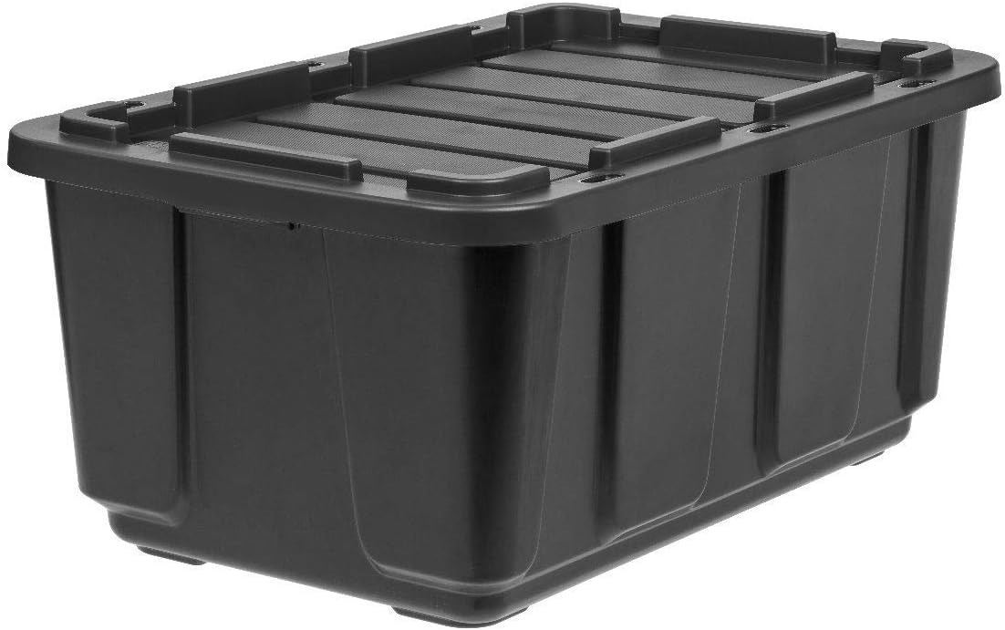 Thumbnail 3 de IRIS USA 4-Pack 27 Gallon Heavy-Duty Plastic Storage Bins with Lids