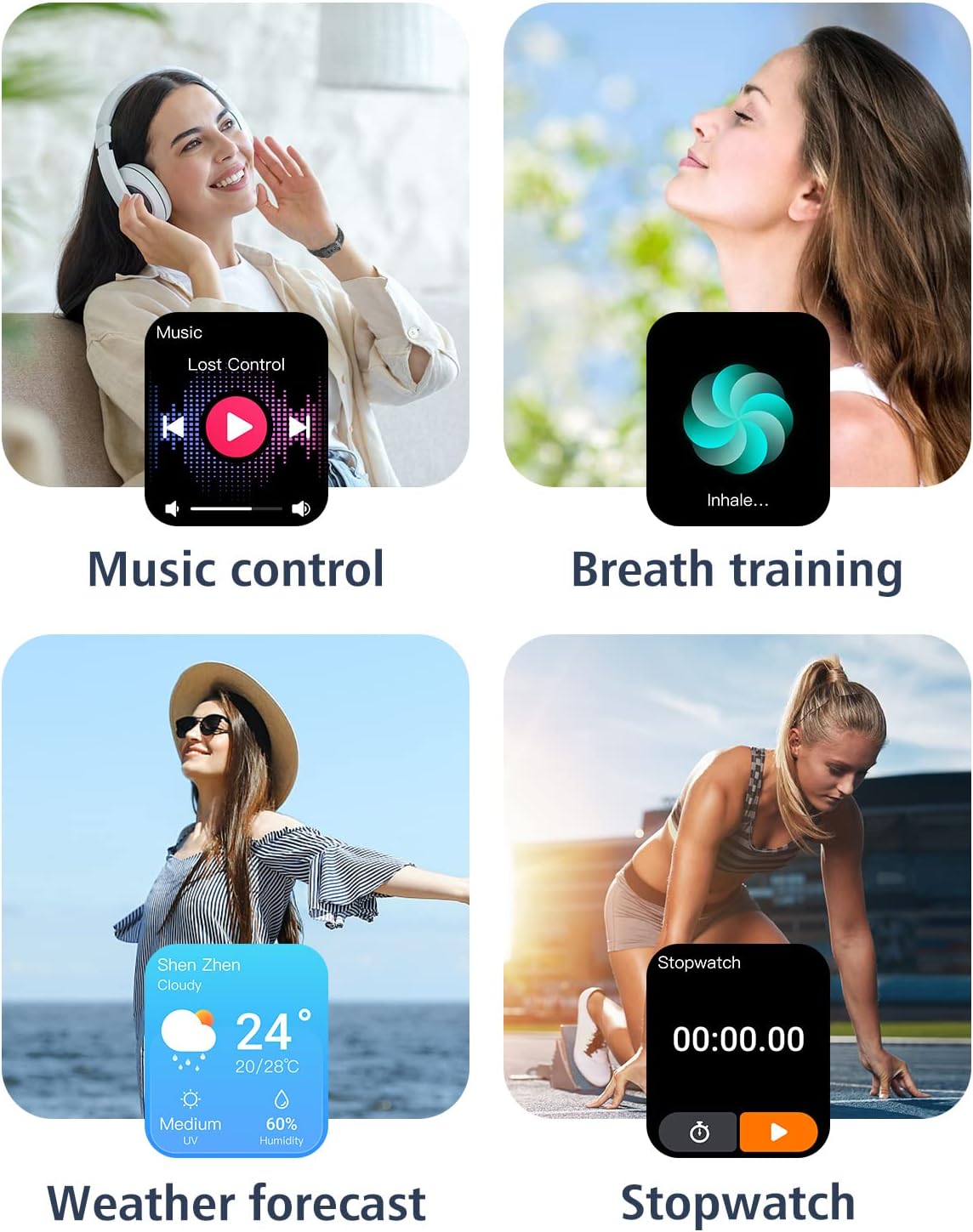 Thumbnail 6 de GRV Smart Watch Fitness Tracker 5.0