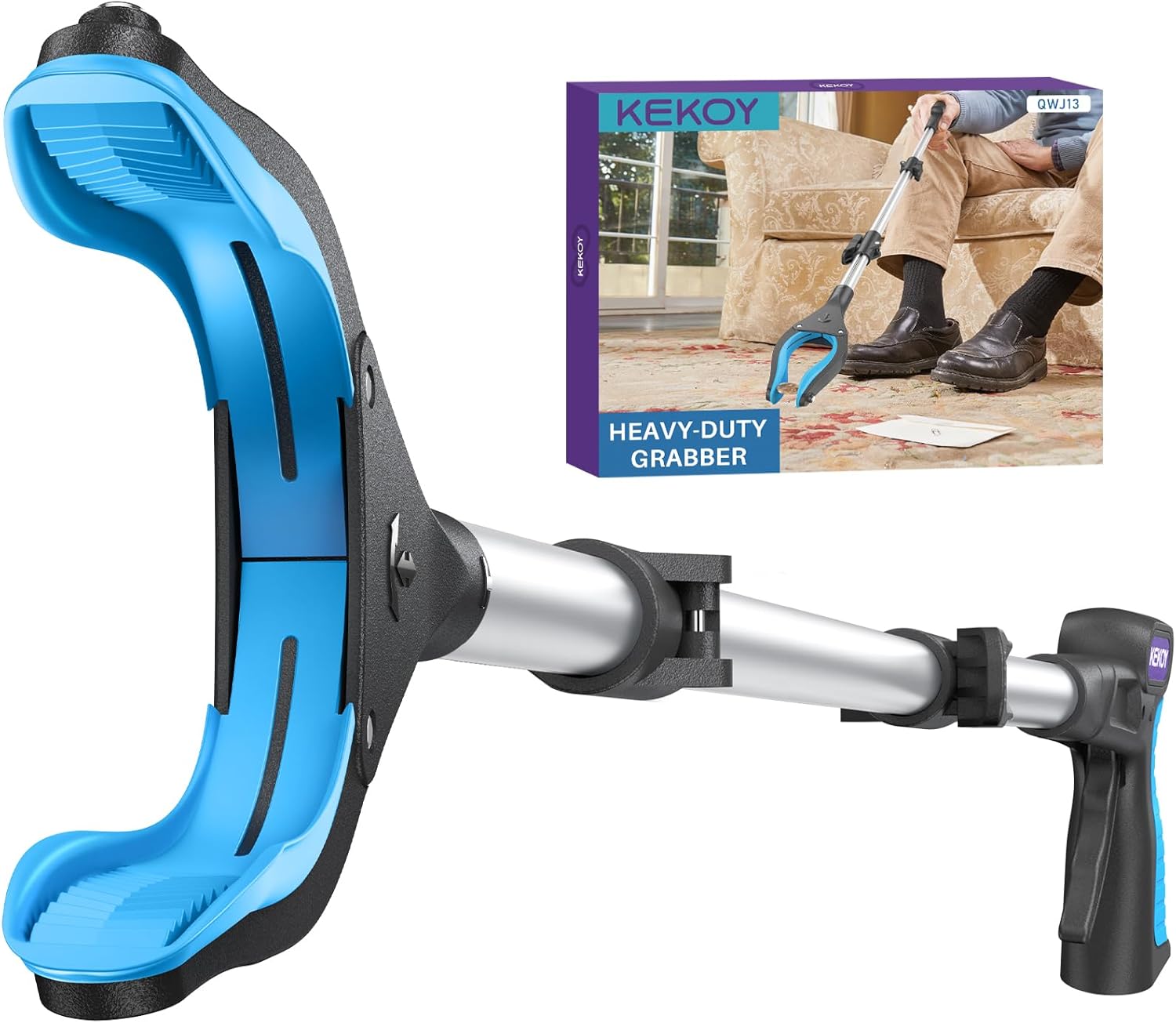 Thumbnail 6 de Kekoy Pinza Telescopica per Anziani in Alluminio 81 cm con Punta Magnetica