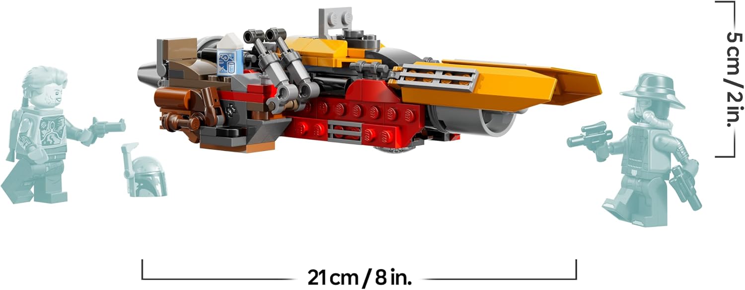 Thumbnail 6 de LEGO Star Wars 75437 Speeder de Cobb Vanth con minifiguras de Cobb Vanth y Cad Bane