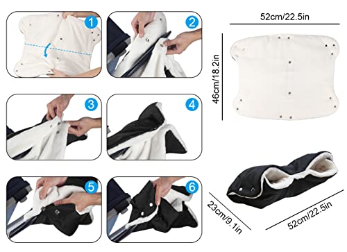 Thumbnail 4 de DIAOPROTECT Stroller Fleece Hand Muff, Waterproof 1️⃣