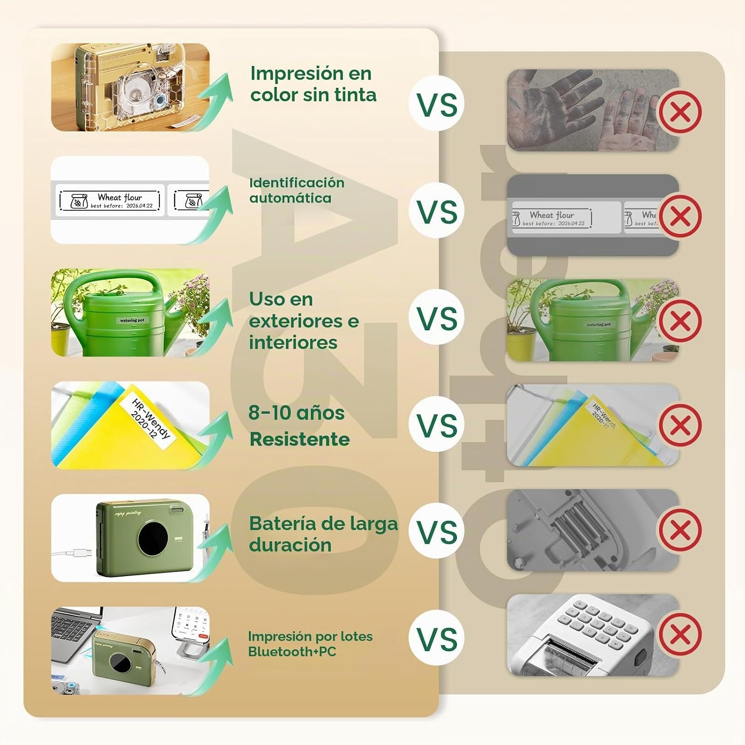 Detalle de Phomemo A30 Ribbon Label Printer: Bluetooth, Portable, and Ready for Gift Wrapping