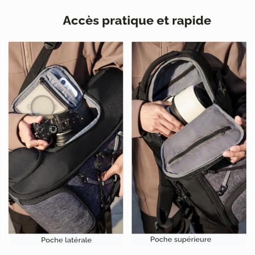 Detalle de K&F CONCEPT Sac à dos photo 30 L