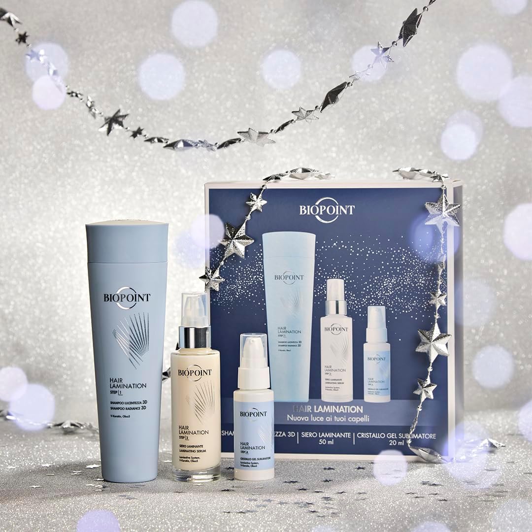 Thumbnail 5 de BIOPOINT Hair Lamination Kit Laminazione Capelli: Shampoo Lucentezza 200 ml + Siero Laminante 50 ml + Cristallo Gel Sublimatore 20 ml