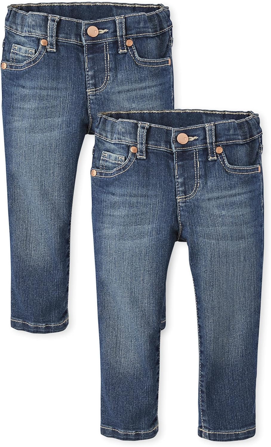 Thumbnail 4 de The Children's Place Baby Girls' and Toddler Skinny Jeans — Pack of 2