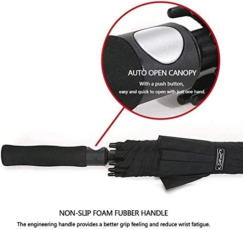 Thumbnail 4 de G4Free 47-Inch Automatic Golf Umbrella with Vented Double Canopy