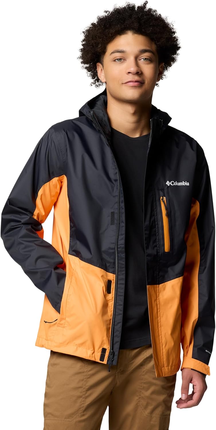 Detalle de Columbia Pouring Adventure 3 Jacket da uomo: giacca antipioggia impermeabile Packaway