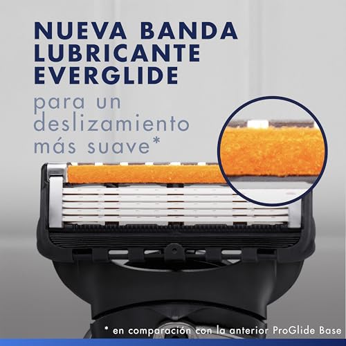 Detalle de Gillette Proglide Recambios de Afeitar con Doble Lubricación🪒