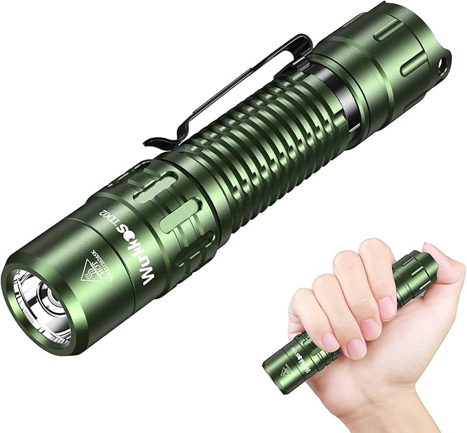 Detalle de Wurkkos TD02 Linterna LED recargable 🧭 Compacta y potente