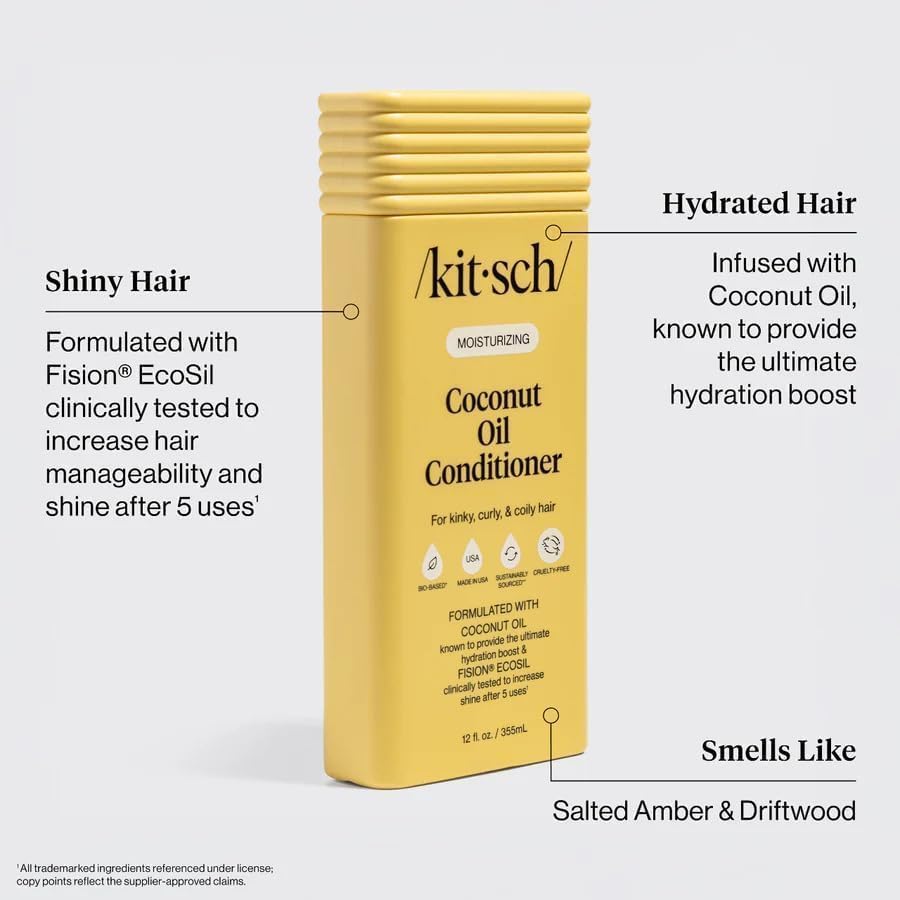 Detalle 2 de Kitsch Coconut Oil Conditioner, 12 oz