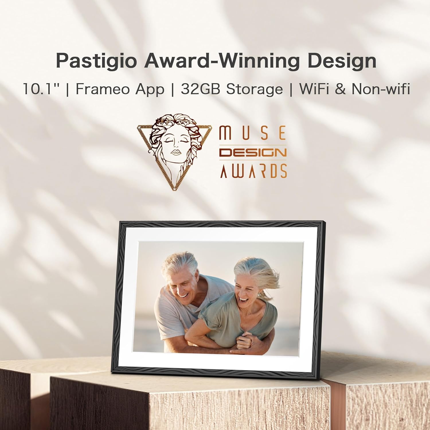 Detalle de Pastigio Frameo 10.1" Digital Photo Frame