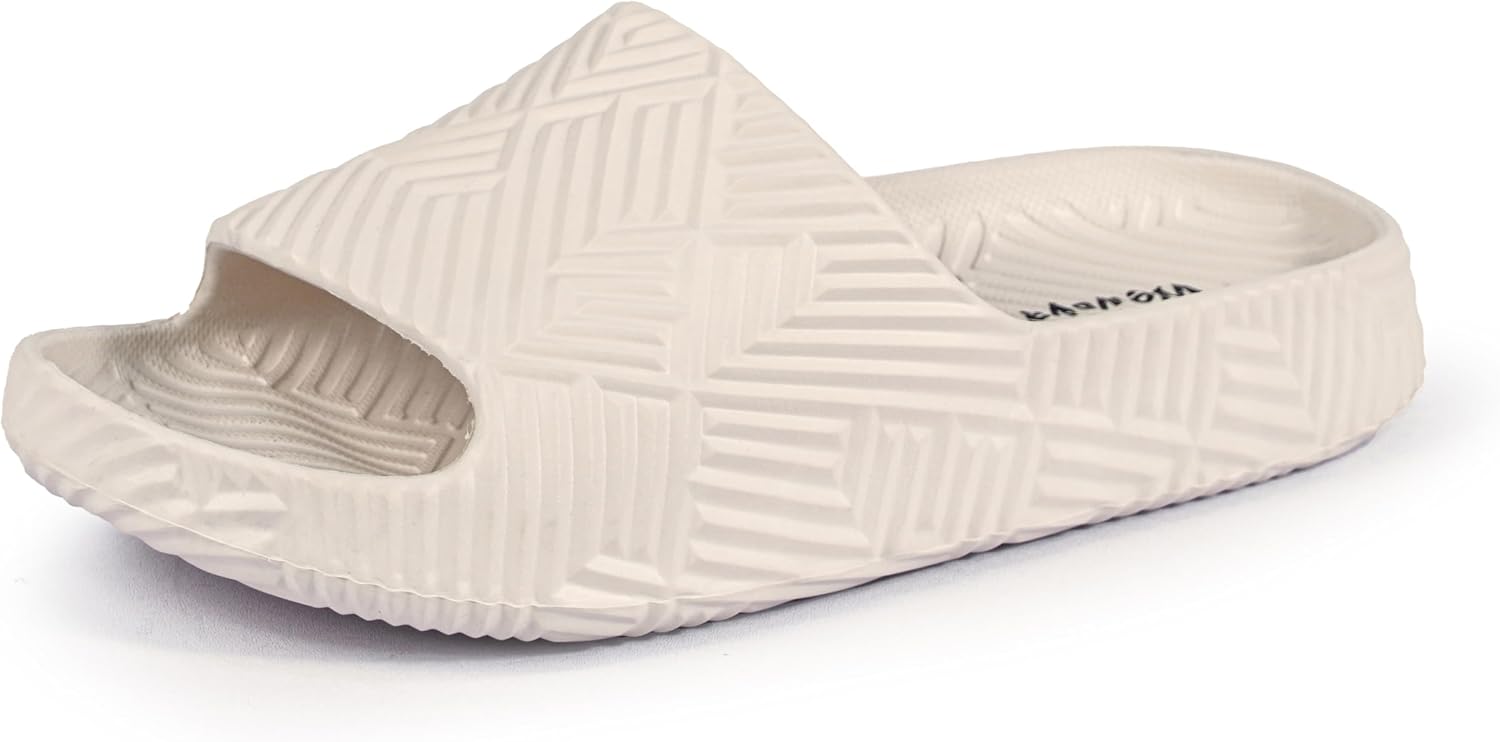 Detalle de Weweya EVA Shower Slides for Men & Women — Non-Slip Bathroom Sandals