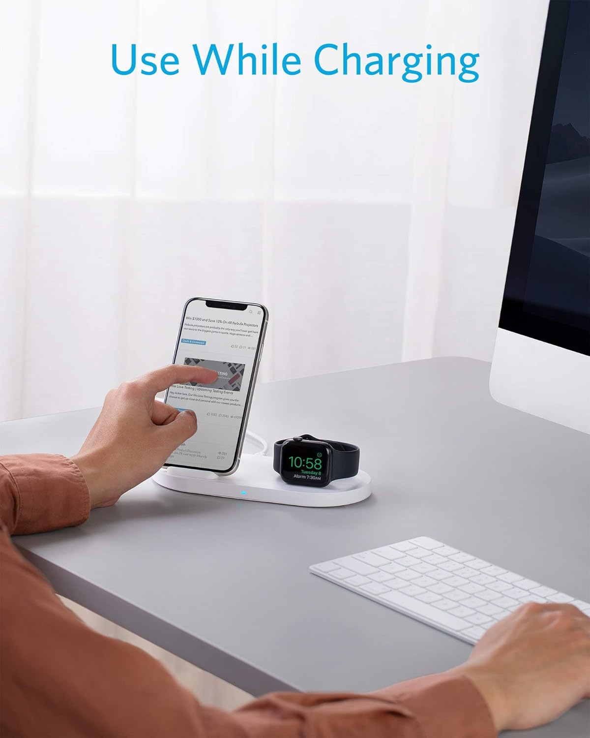 Thumbnail 4 de Anker PowerWave Sense 2-in-1 Stand with Apple Watch Holder — review and verdict