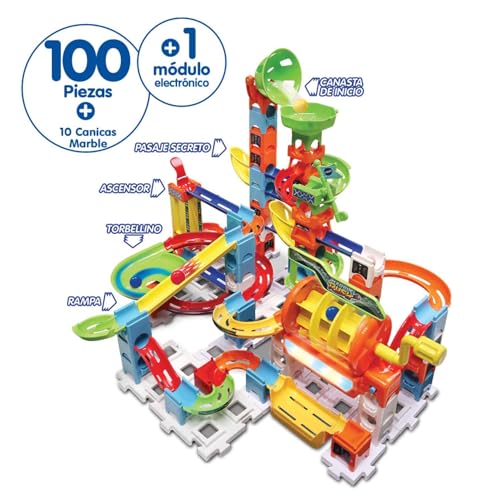 Detalle de VTech Marble Rush Deluxe 🌀 Circuito de Canicas para Niños