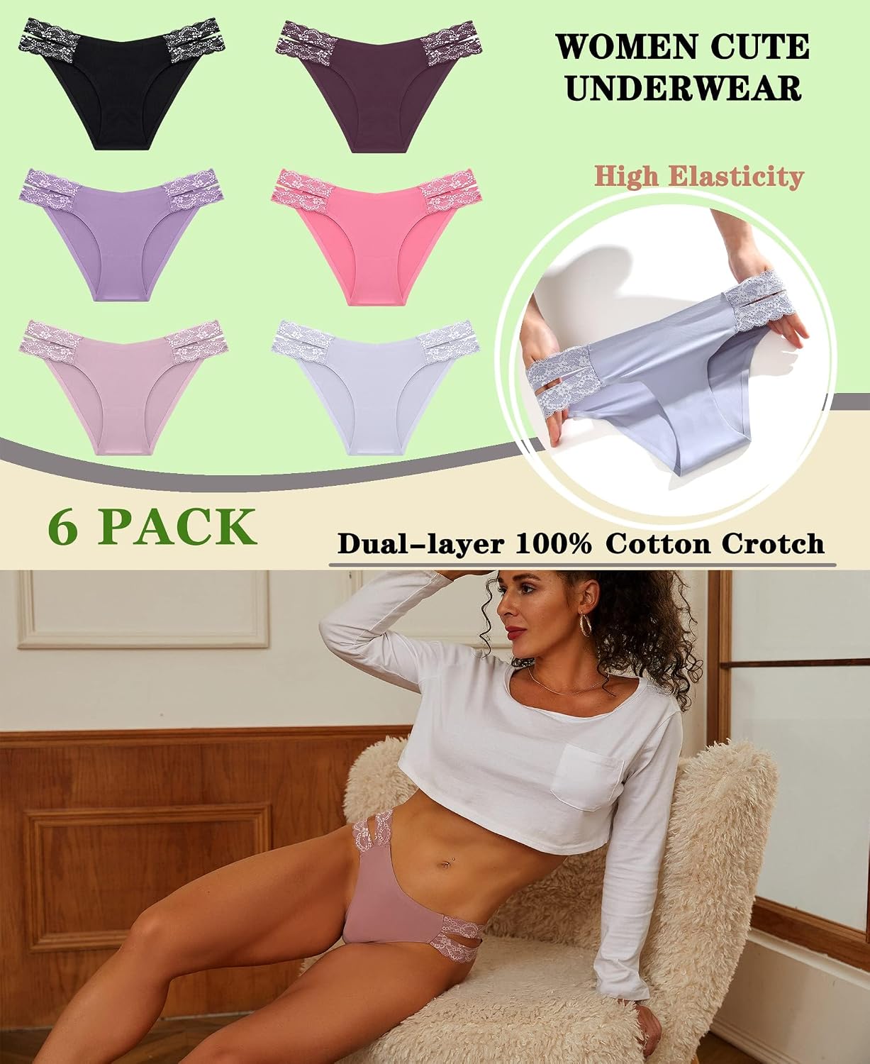 Thumbnail 4 de BeReady Seamless Knickers Multipack