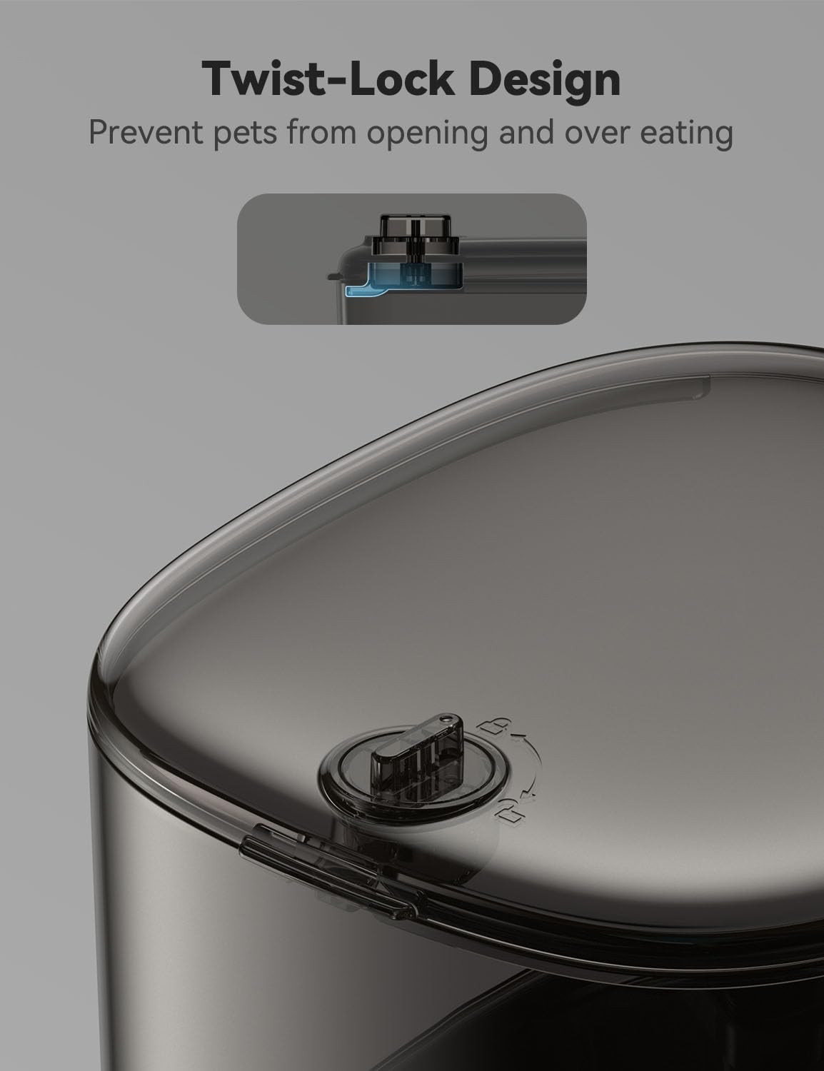 Detalle de WOPET Automatic Pet Feeder 6L