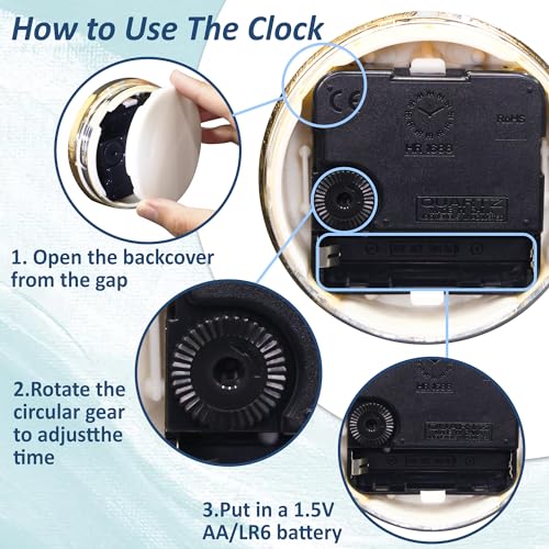 Thumbnail 7 de Lightzz 50th Anniversary Light Up Quartz Clock with LED Wooden Base