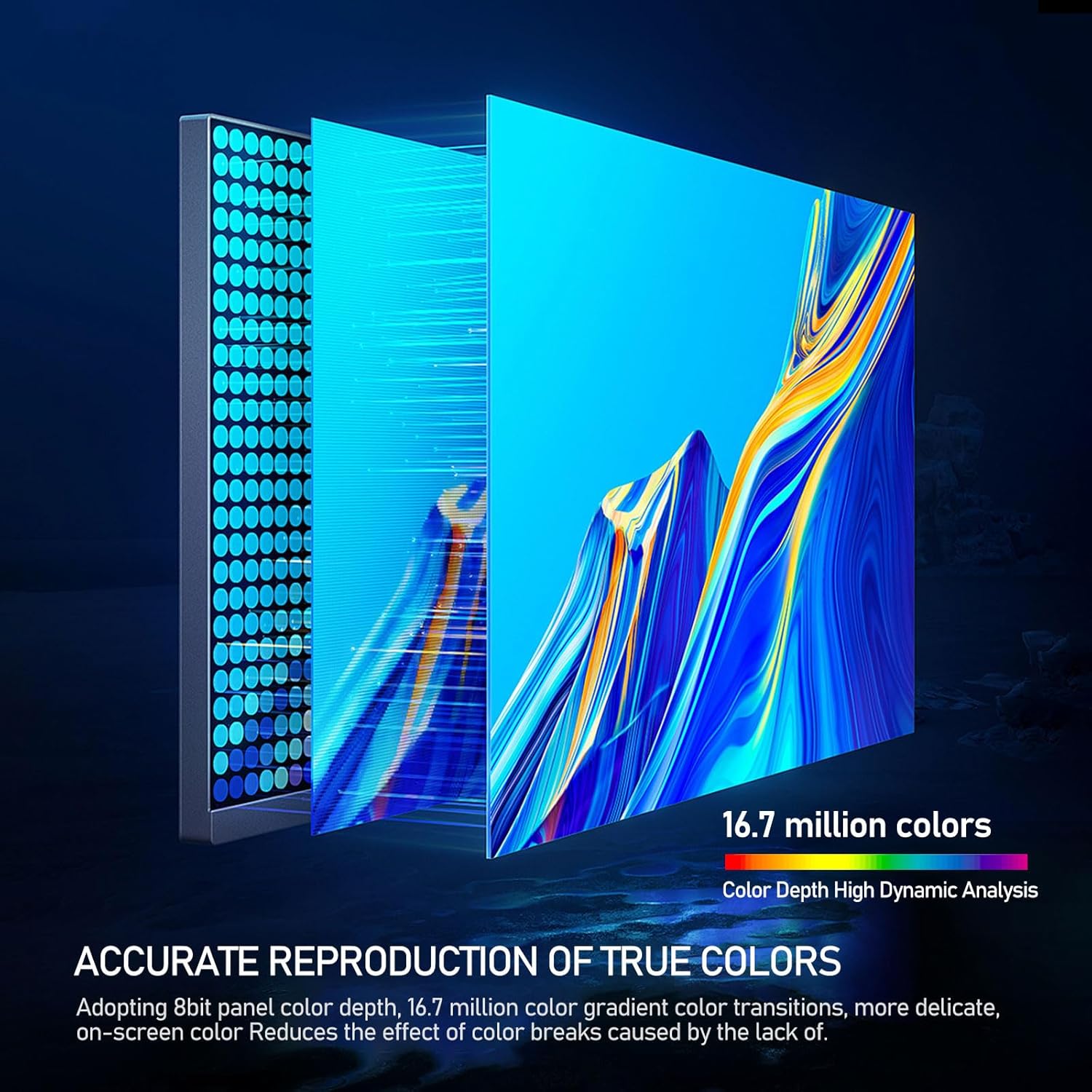 Thumbnail 4 de Gawfolk 32-inch 4K UHD Gaming Monitor (144Hz, 1ms, Adaptive Sync) with 100% sRGB, HDMI 2.1 & DisplayPort