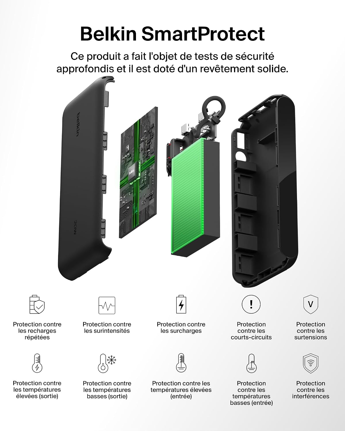 Thumbnail 5 de Belkin Batterie Externe USB-C 20 000 mAh — Power Bank 20 W