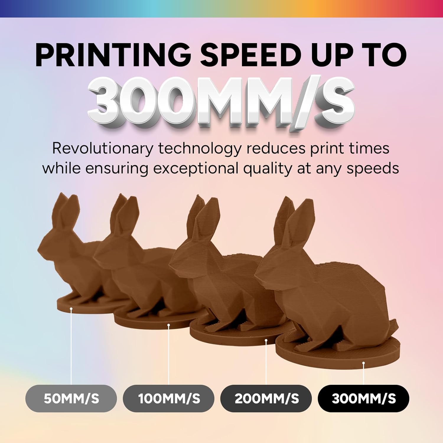 Detalle de Overture Matte PLA 1.75mm Filament – 1 kg Spool, Matte Chocolate, Low Warp & High Precision