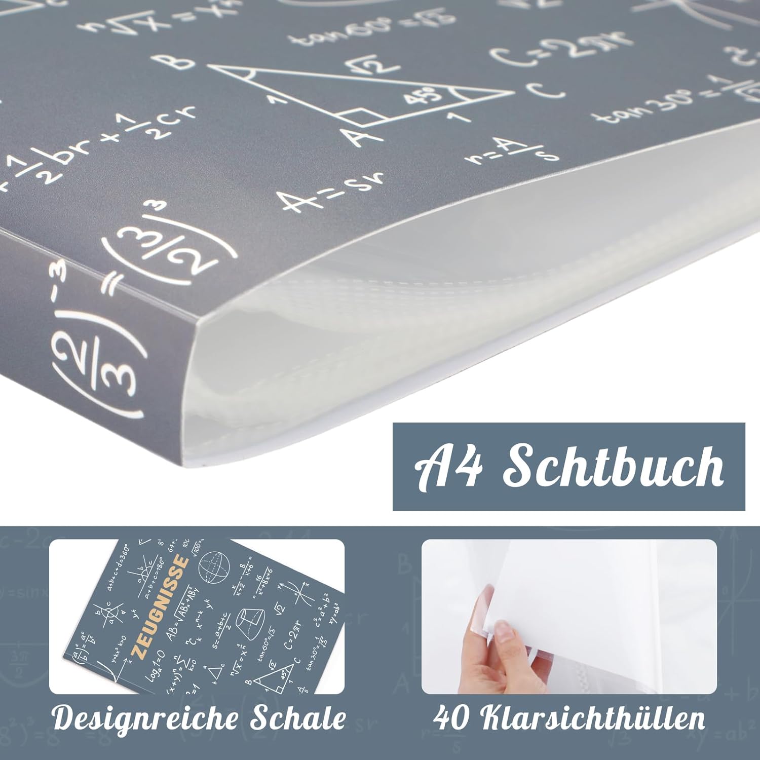 Thumbnail 3 de Zeugnismappe A4 40 Hüllen 📁