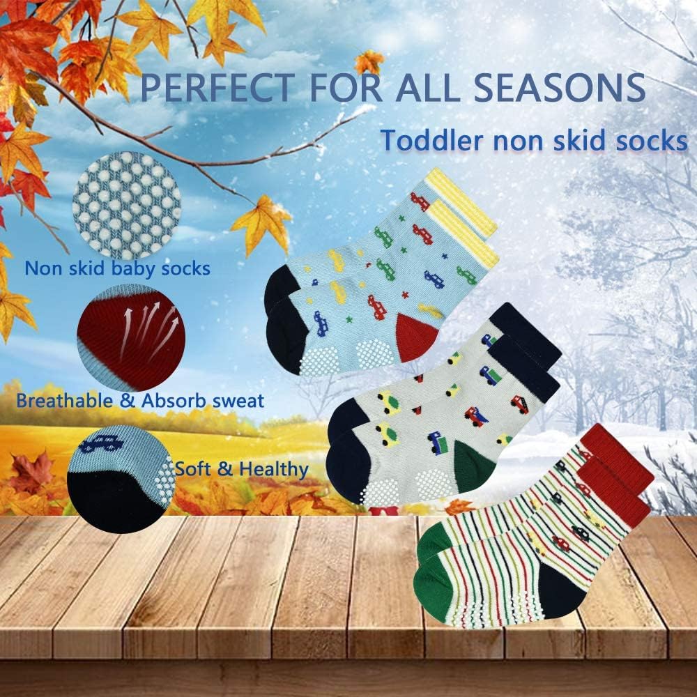 Thumbnail 2 de ELUTONG Stoppersocken Kinder 12 Paar