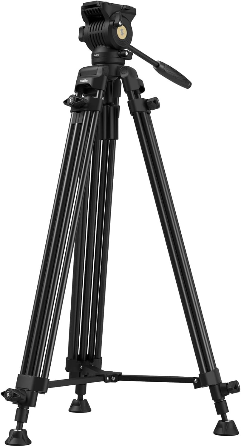 Detalle de SMALLRIG 73''/186 cm Trépied Vidéo Robuste en Alliage d'Aluminium AD-14