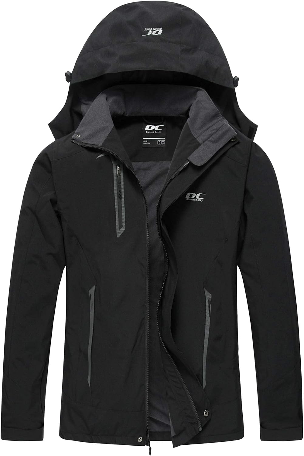 Detalle de DCmount Übergangsjacke Herren Softshelljacke 5000 mm