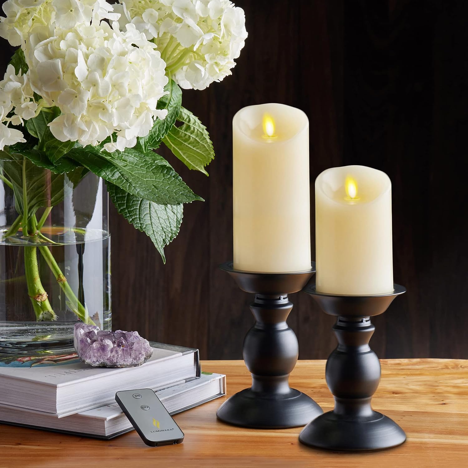 Detalle 2 de Luminara Flameless Pillar Candle 3"