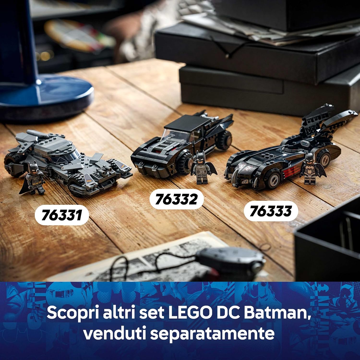 Thumbnail 6 de LEGO DC Batman v Superman Batmobile 76331 — Macchina Giocattolo da Collezione con Minifigure di Batman