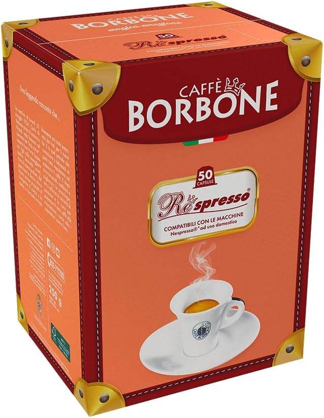 Thumbnail 1 de Caffè Borbone Respresso Mélange Rouge – 50 capsules compatibles Nespresso