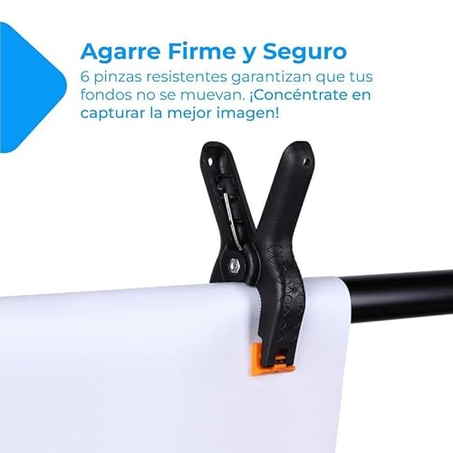Thumbnail 3 de NK Soporte de Fondo para Fotografía Profesional 2 x 3 Metros: Ajustable, Retráctil y Estable