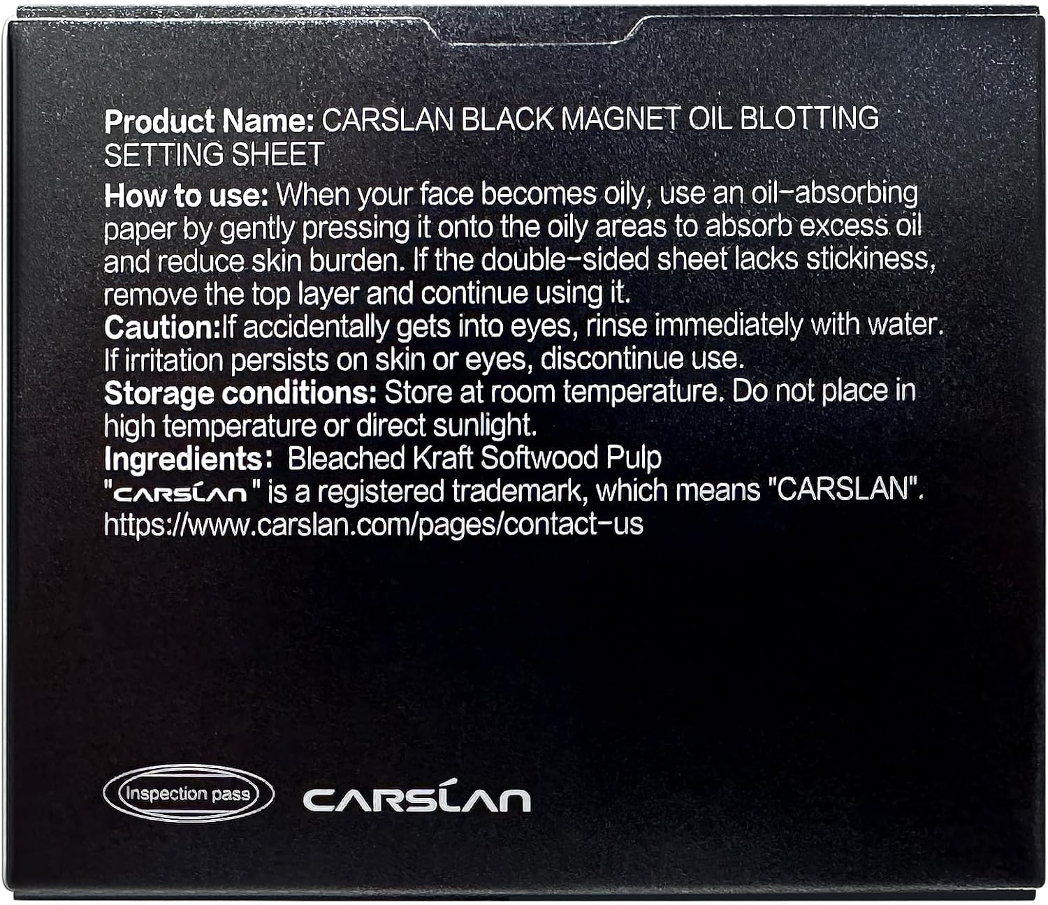 Thumbnail 6 de CARSLAN Makeup Blotting Paper with Powder: Portable Matte Solution for Oily & Combination Skin