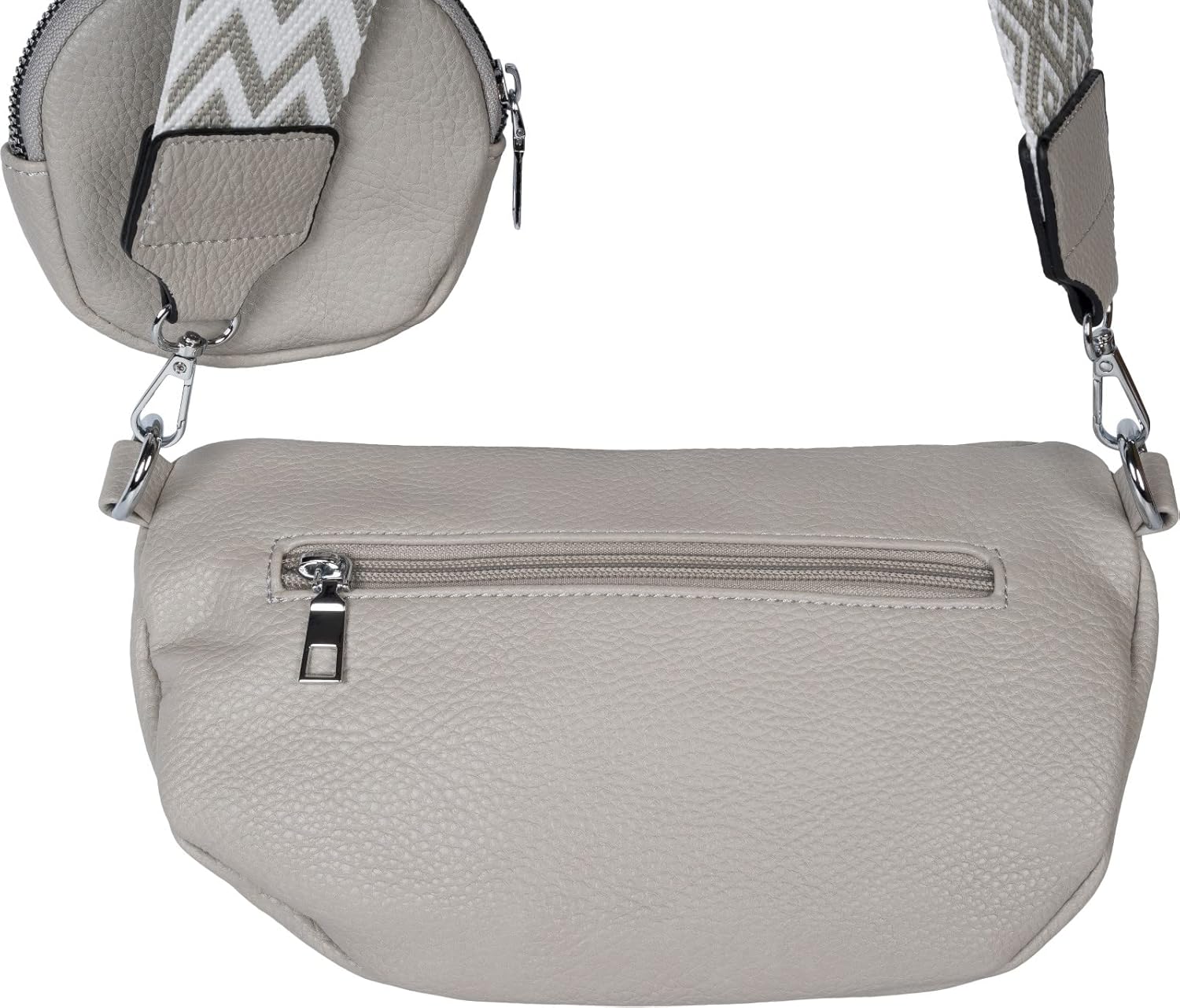 Detalle 2 de Stylebreaker Set di borse a tracolla a mezzaluna per donna 2 pezzi, modello 02012396