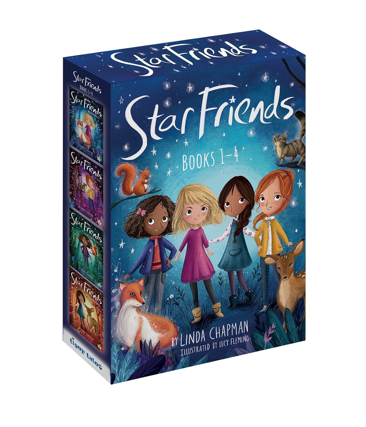 Detalle de Star Friends Books 1–4 Boxed Set: Mirror Magic, Wish Trap, Secret Spell, Dark Tricks