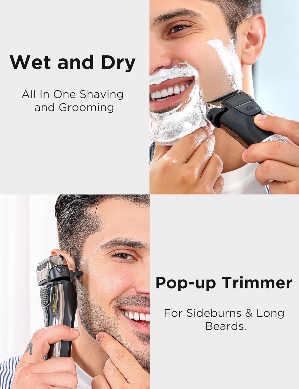 Detalle de Electric Razor Foil Shaver 100‑Min Rechargeable