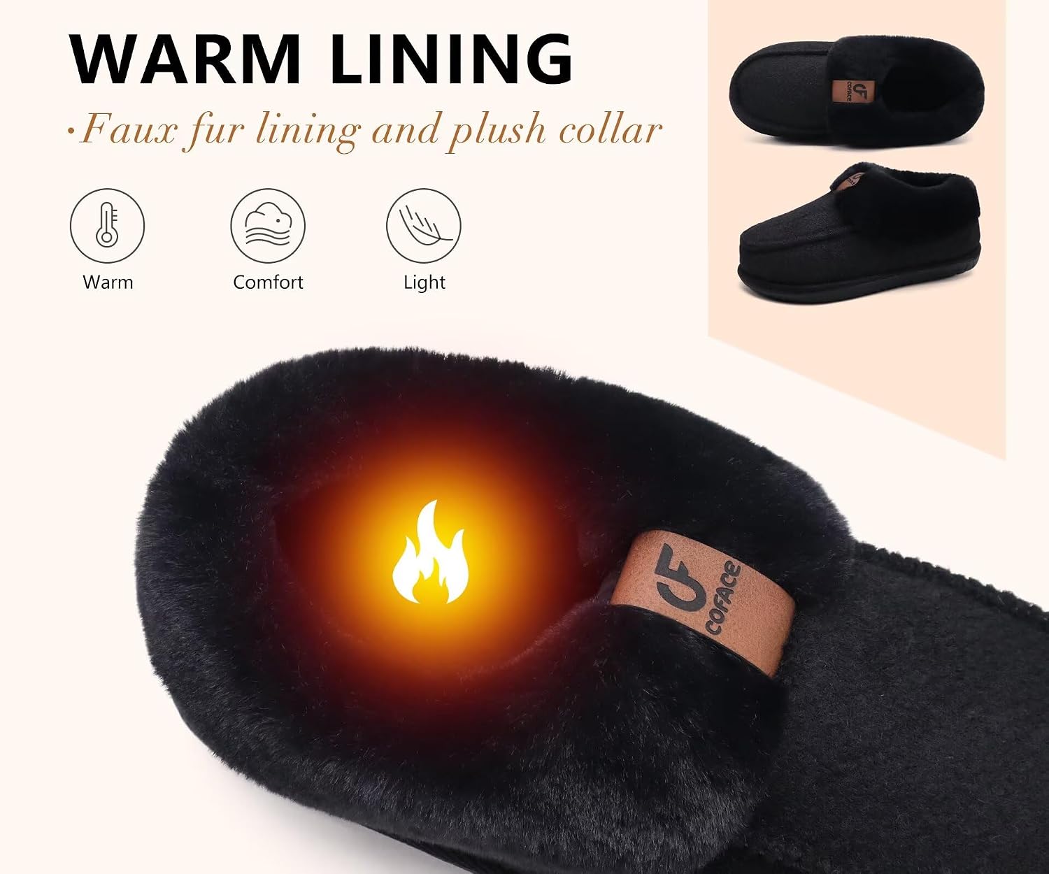 Thumbnail 4 de COFACE Women's Memory Foam Moccasins 1️⃣